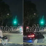 PMD rider hit by car while crossing road on red man in Bishan, flies off vehicle