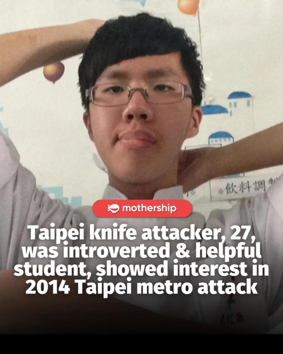 @mothershipsg The man who went on a rampage in central Taipei has been described…