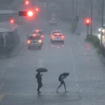 Thundery showers will continue for the rest of December