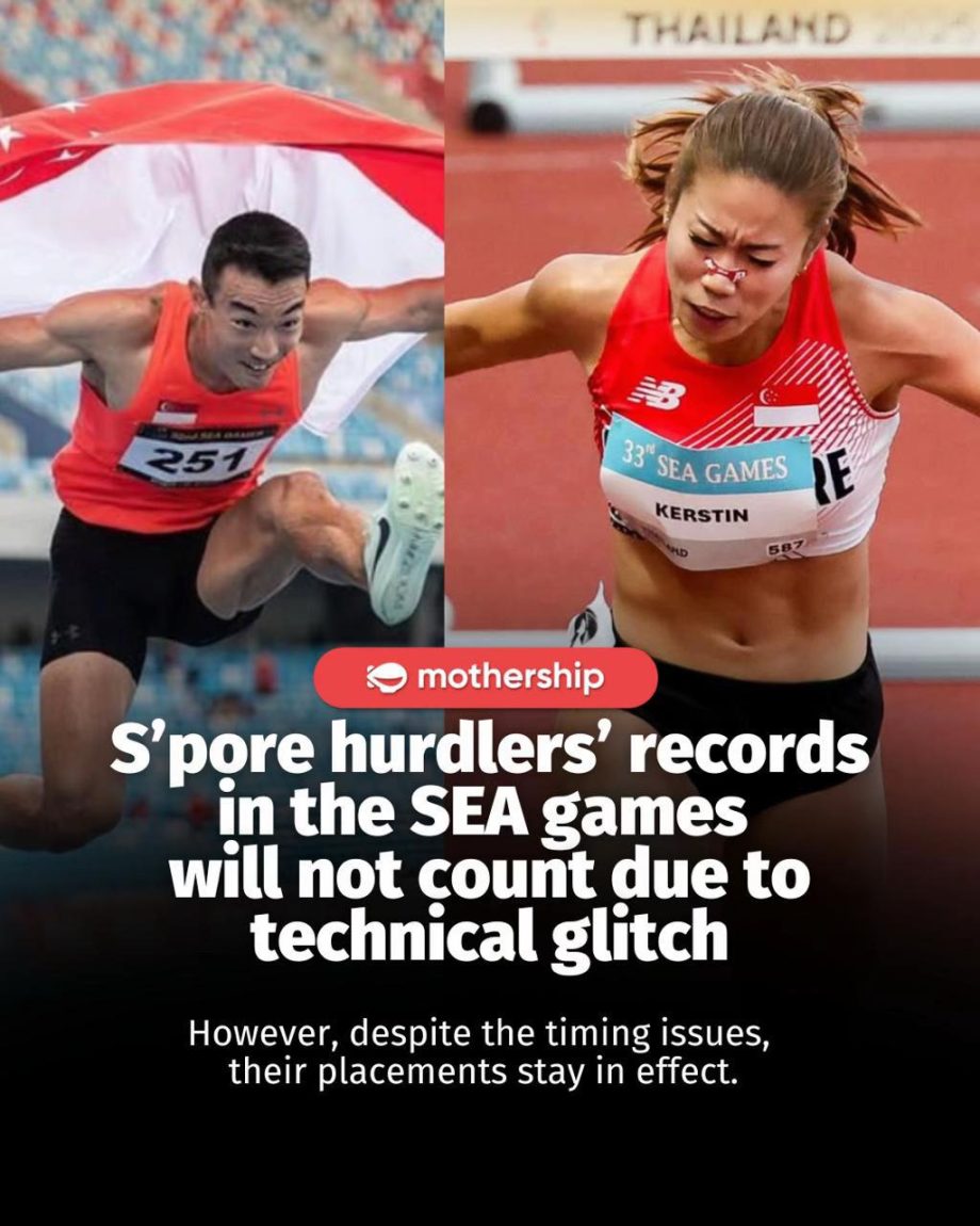 @mothershipsg Ong finished seventh in 13.85s, while Ang came second in 13.75s. T…