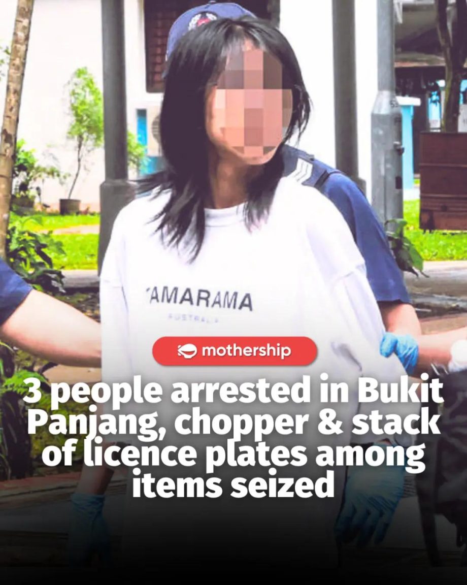 @mothershipsg Three people were arrested at a Bukit Panjang Housing and Developm…