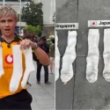 UK influencer walks streets of S’pore, China, Japan in white socks as experiment to find out which is ‘dirtiest’