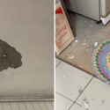 Hole in Bukit Panjang resident’s ceiling allegedly caused by neighbour’s renovation , Singapore News