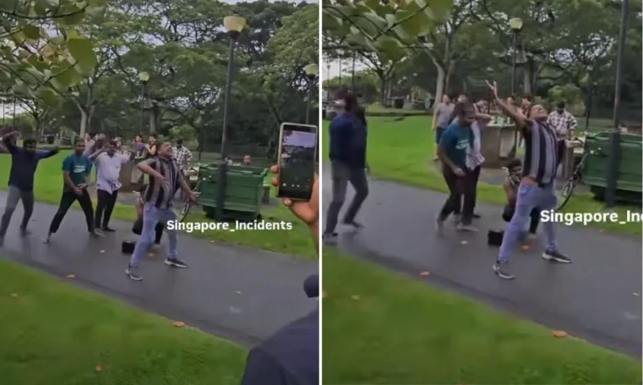 Foreign workers bust out dance moves at Pasir Ris Park barbecue: ‘Spirit of Michael Jackson’ Foreign workers bust out dance moves at Pasir Ris Park barbecue: ‘Spirit of Michael Jackson’