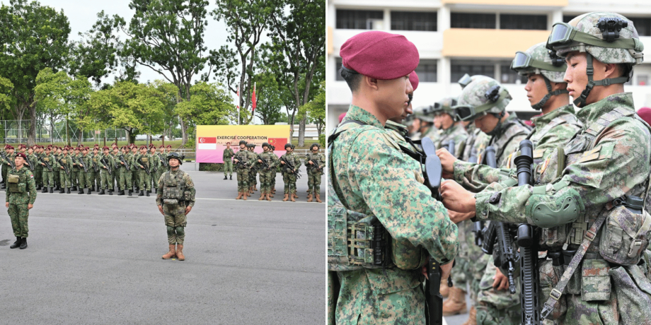 S’pore Army conducting military exercise with China’s PLA at SAFTI City to deepen defence ties S’pore Army conducting military exercise with China’s PLA at SAFTI City to deepen defence ties