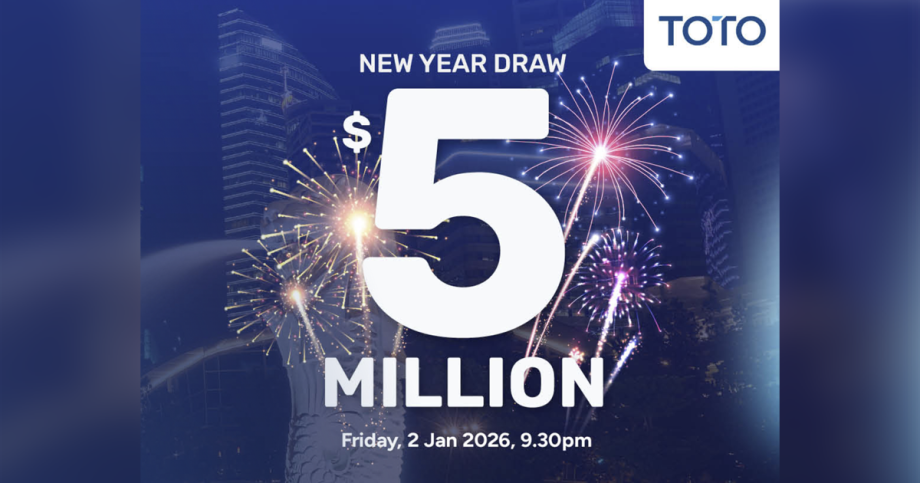  million Toto New Year draw to be held on Jan 2, Singapore News