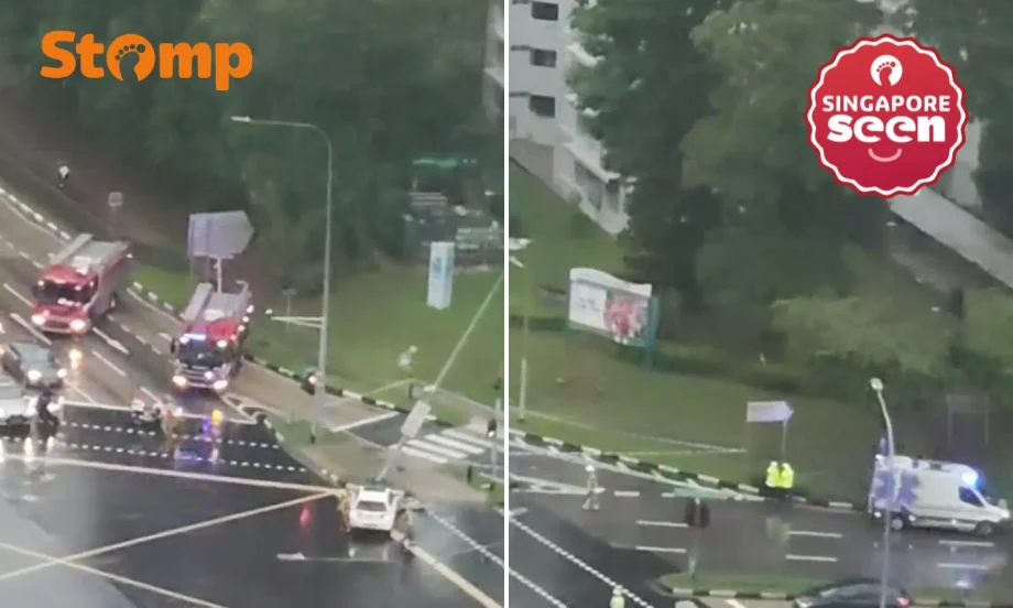 Boon Lay resident hears sirens, looks out window and sees car ‘rammed’ against lamp post Boon Lay resident hears sirens, looks out window and sees car ‘rammed’ against lamp post