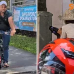 Man uses phone while cycling in Jurong West, nearly hits elderly woman