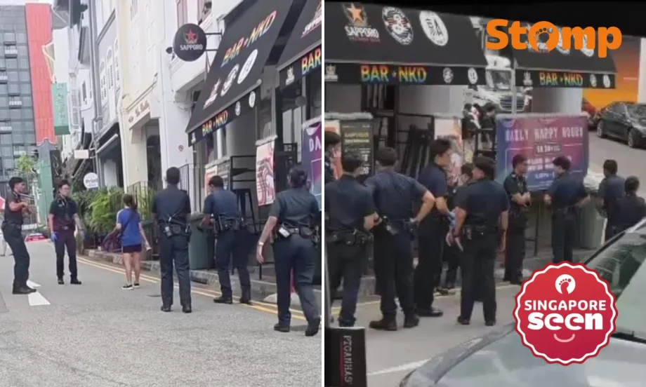 Woman, 57, apprehended by multiple police officers at Club Street ‘pinned down hard’: Witness