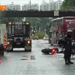 Motorcyclist, 61, killed in accident with 2 prime movers on AYE, police looking for one of them