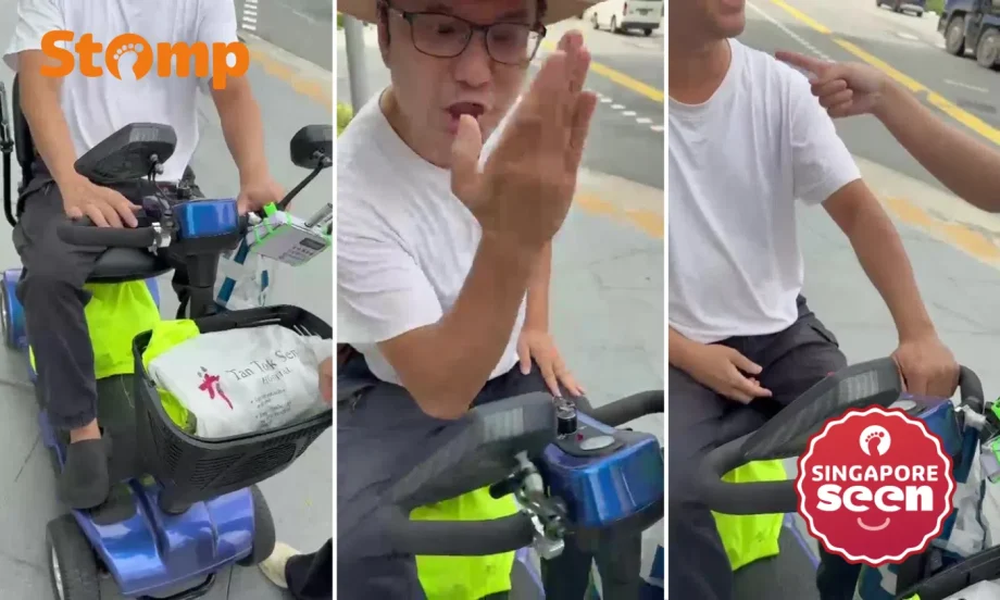 PMA user ‘rams’ into pedestrian, threatens to slap her: ‘When you walk, don’t see handphone!’