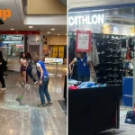 Glass panel shatters at Decathlon outlet in Velocity@Novena Square, passers-by ‘in shock’