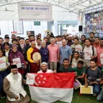 About 200 volunteers hit the streets of Singapore on Dec 20 to raise funds for residents of Gaza