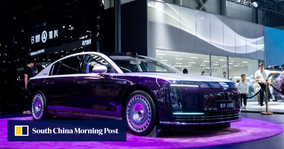Luxury EV built with Huawei outsells Porsche’s Panamera and BMW’s 7 series in China