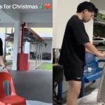 Singaporean content creator gives free haircuts at HDB void deck on Christmas Eve