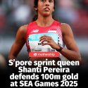 @mothershipsg no one’s fast enough to stop our queen  Pereira won gold in the 10…