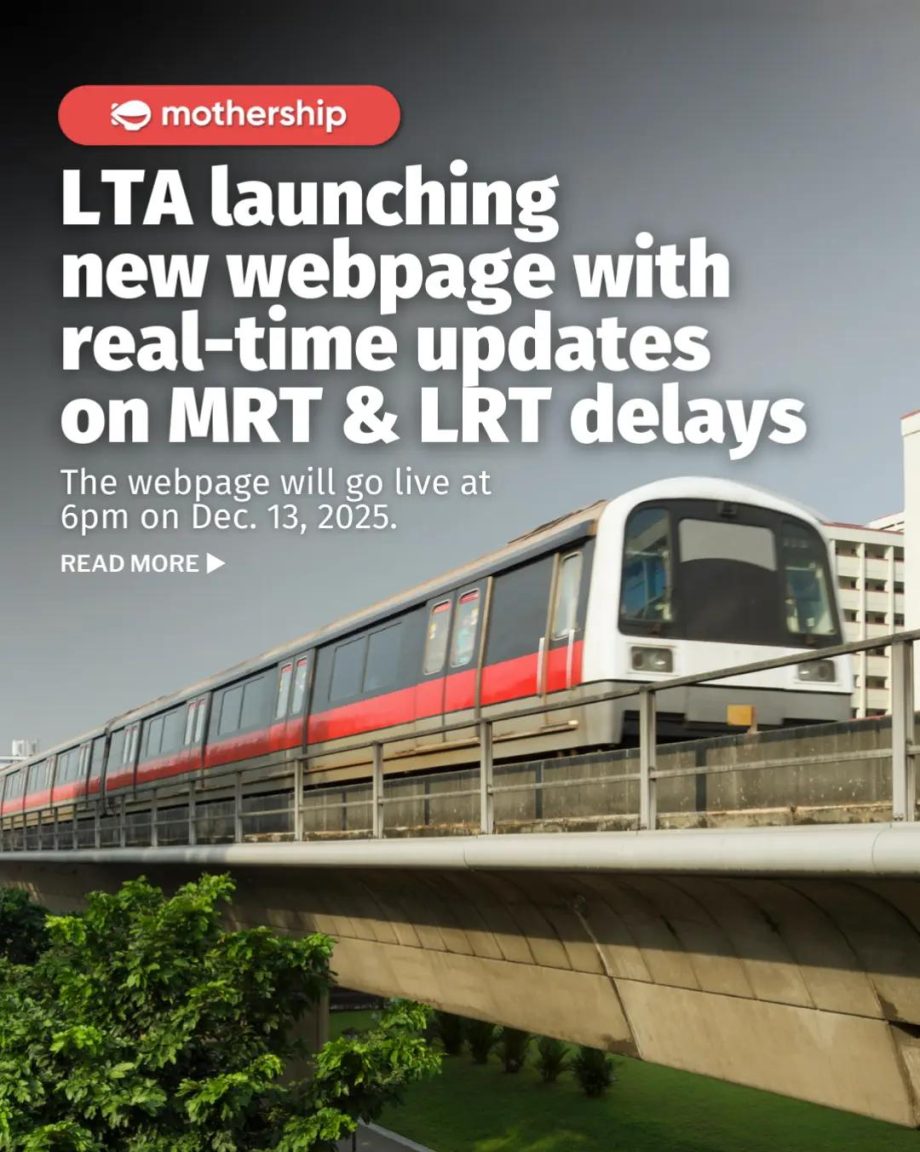 @mothershipsg can now double-check if my friend’s “train delay” excuse for being… @mothershipsg can now double-check if my friend’s “train delay” excuse for being…