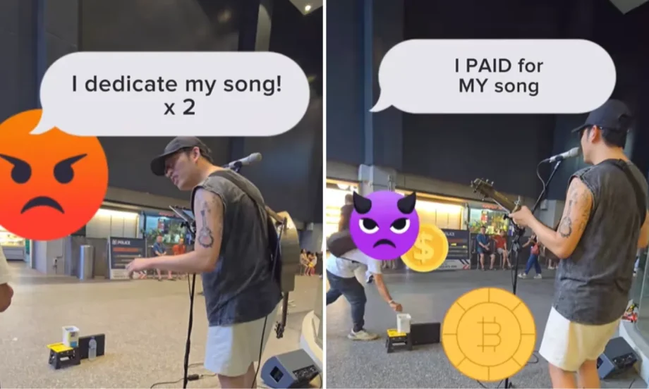 Man harasses Clementi Mall busker with song demands, refuses to leave: ‘I paid for my song’ Man harasses Clementi Mall busker with song demands, refuses to leave: ‘I paid for my song’