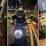 Woman wears Doraemon pyjamas for karaoke session at Pasir Ris Mall