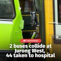 @mothershipsg Two public transport buses were involved in an accident at Jurong …