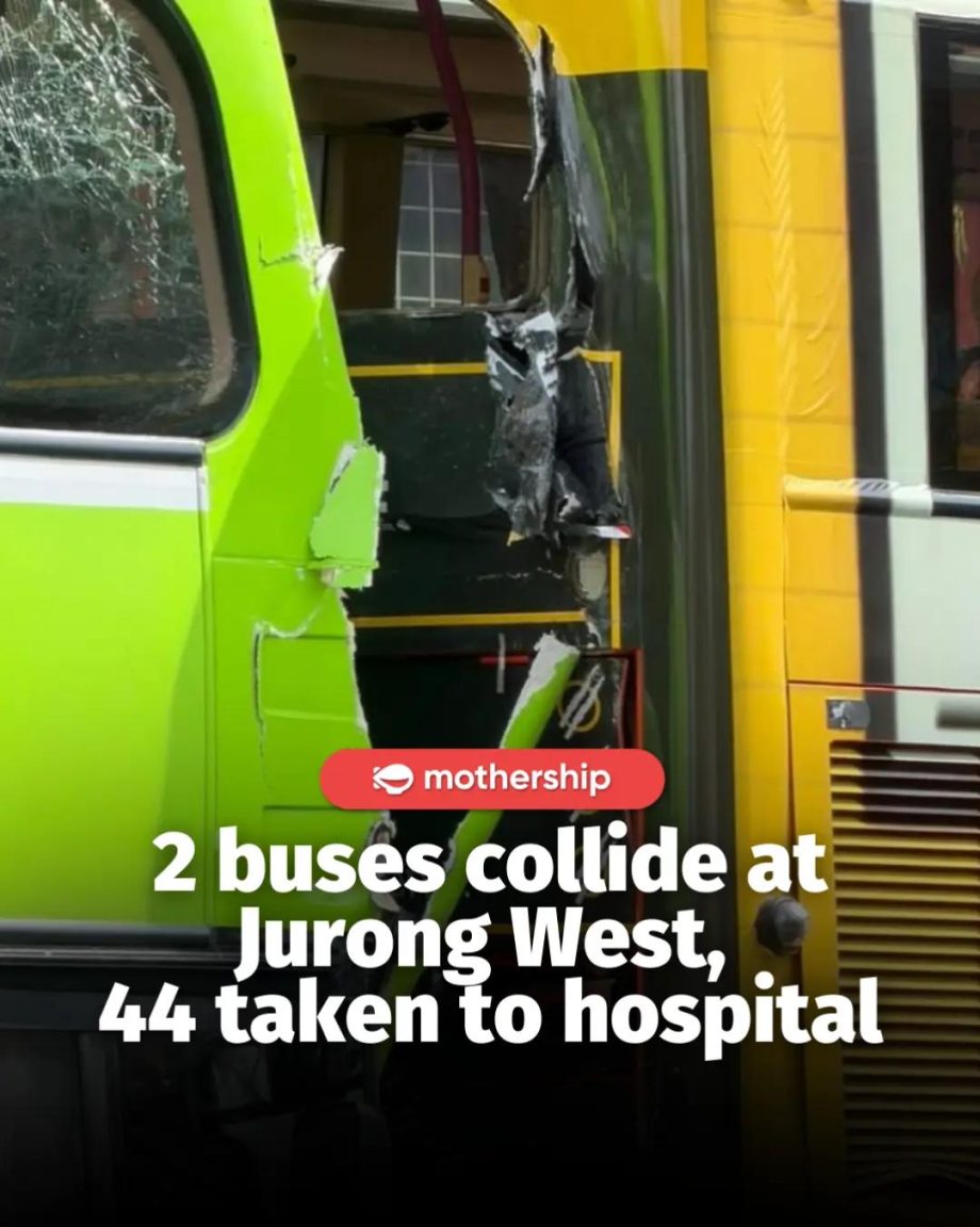 @mothershipsg Two public transport buses were involved in an accident at Jurong … @mothershipsg Two public transport buses were involved in an accident at Jurong …