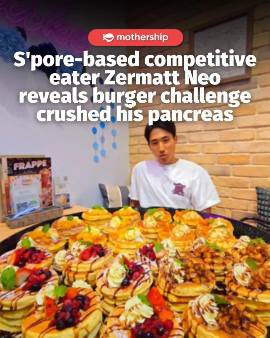 @mothershipsg Singapore-based competitive eater Zermatt Neo recently took to Red…
