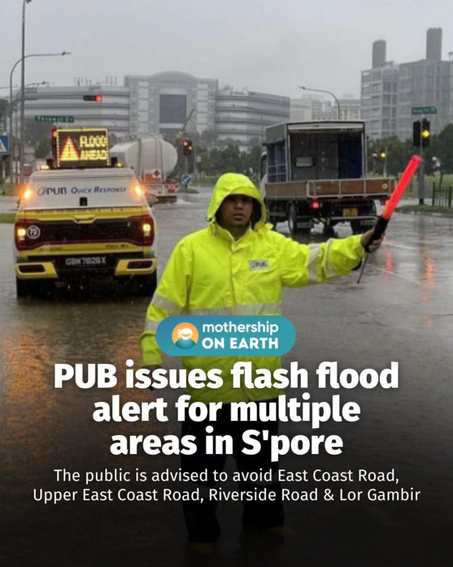 @mothershipsg Stay safe out there folks!  Photo by PUB/Facebook #rain #flood #si…