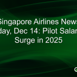 Singapore Airlines News Today, Dec 14: Pilot Salaries Surge in 2025