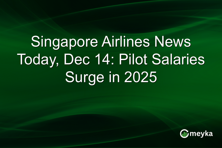 Singapore Airlines News Today, Dec 14: Pilot Salaries Surge in 2025 Singapore Airlines News Today, Dec 14: Pilot Salaries Surge in 2025