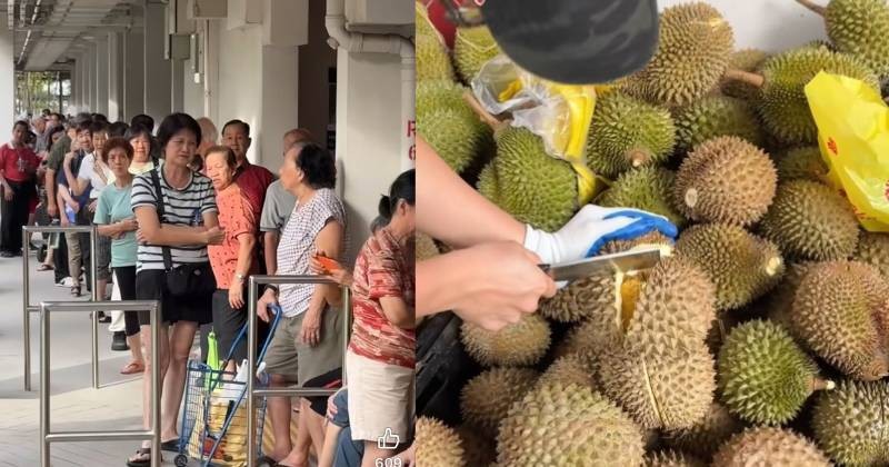 ‘Kindness costs nothing’: ,000 worth of free durians draws queue of over 500 in Yishun, Singapore News ‘Kindness costs nothing’: ,000 worth of free durians draws queue of over 500 in Yishun, Singapore News