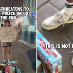 TikToker hands out free Christmas gifts at Waterway Point, man threatens to call police on him