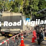 Lorry enters motorcycle lane at Woodlands Checkpoint, gets wedged between fence and road barrier, Singapore News