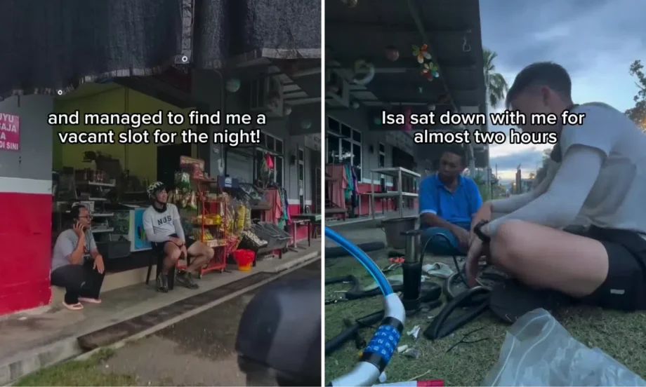 Stranded S’porean cyclist rescued by M’sian in Johor kampung: ‘He did all this for me, then left’ Stranded S’porean cyclist rescued by M’sian in Johor kampung: ‘He did all this for me, then left’