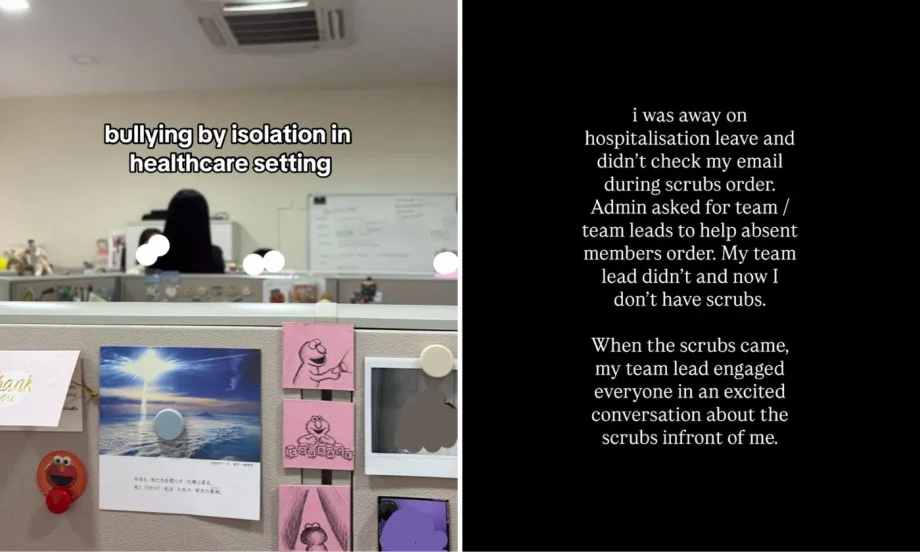 Excluded from team lunches, birthdays: Medical social worker alleges workplace bullying by supervisor