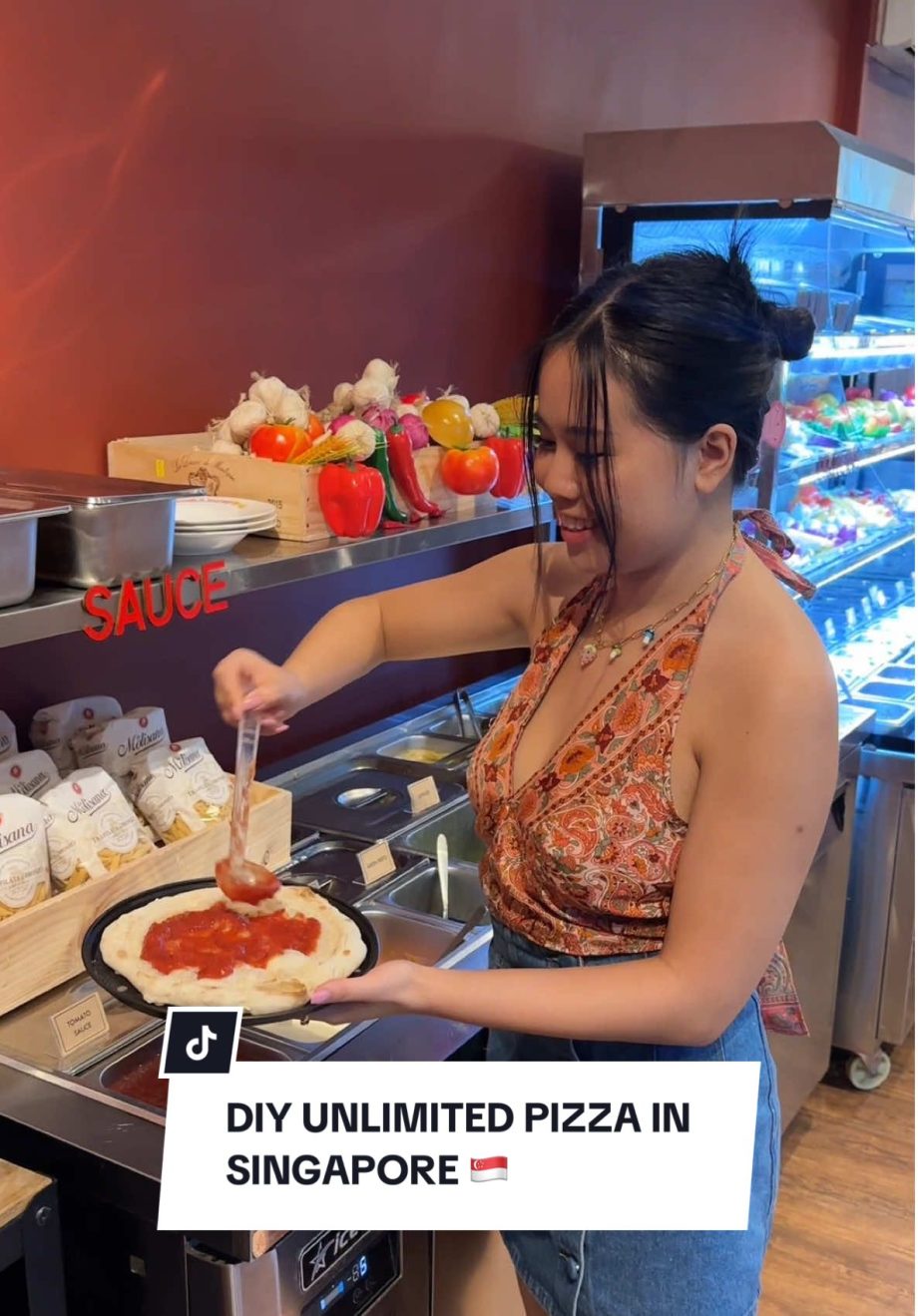 @baochitravel Dough it yourself, Singapore #pizza #diy #unlimited #buffet #singa…