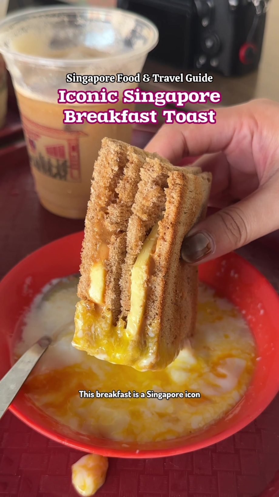 @locavore.eats Kaya Toast is a breakfast staple in Singapore! You get the iconic…