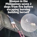 @mothershipsg so brave  People on the ground had urged the woman to flee as fire…
