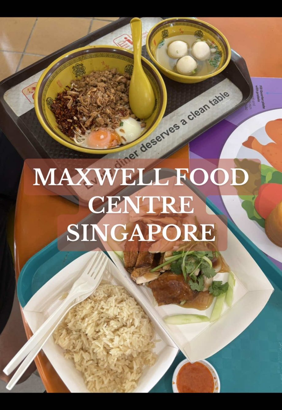 @traceynx everything we ate at Maxwell Food Centre in Singapore   Maxwell Food C…