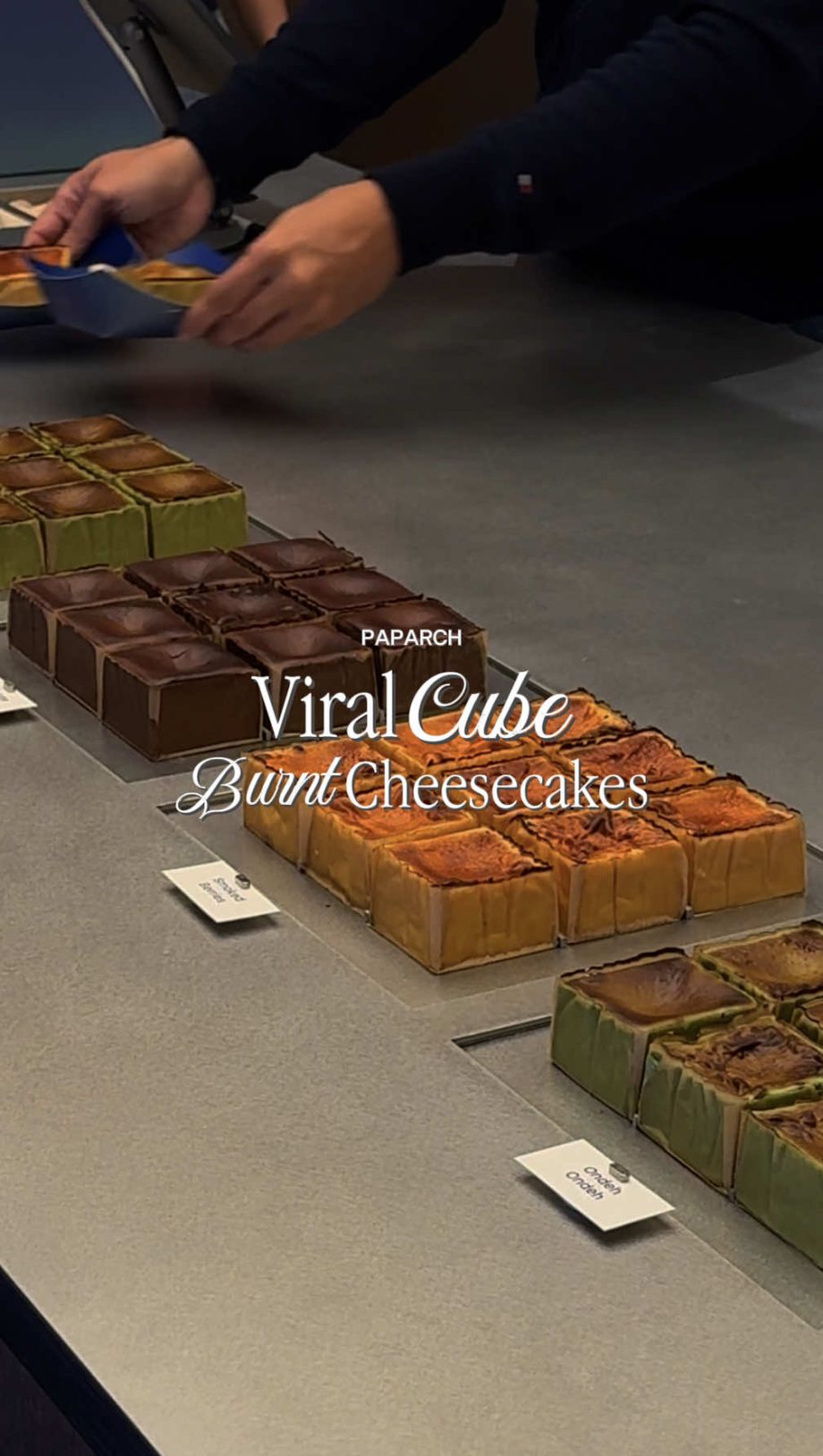 @onericeplease Tried the viral cube-shaped burnt cheesecakes, and best part is, …