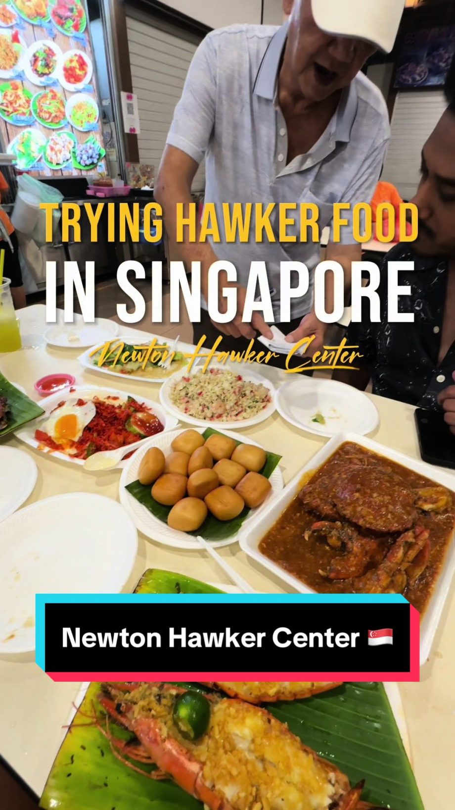 @travelwithshankeli Let’s try some Singapore Hawker Center Food! We went to the …
