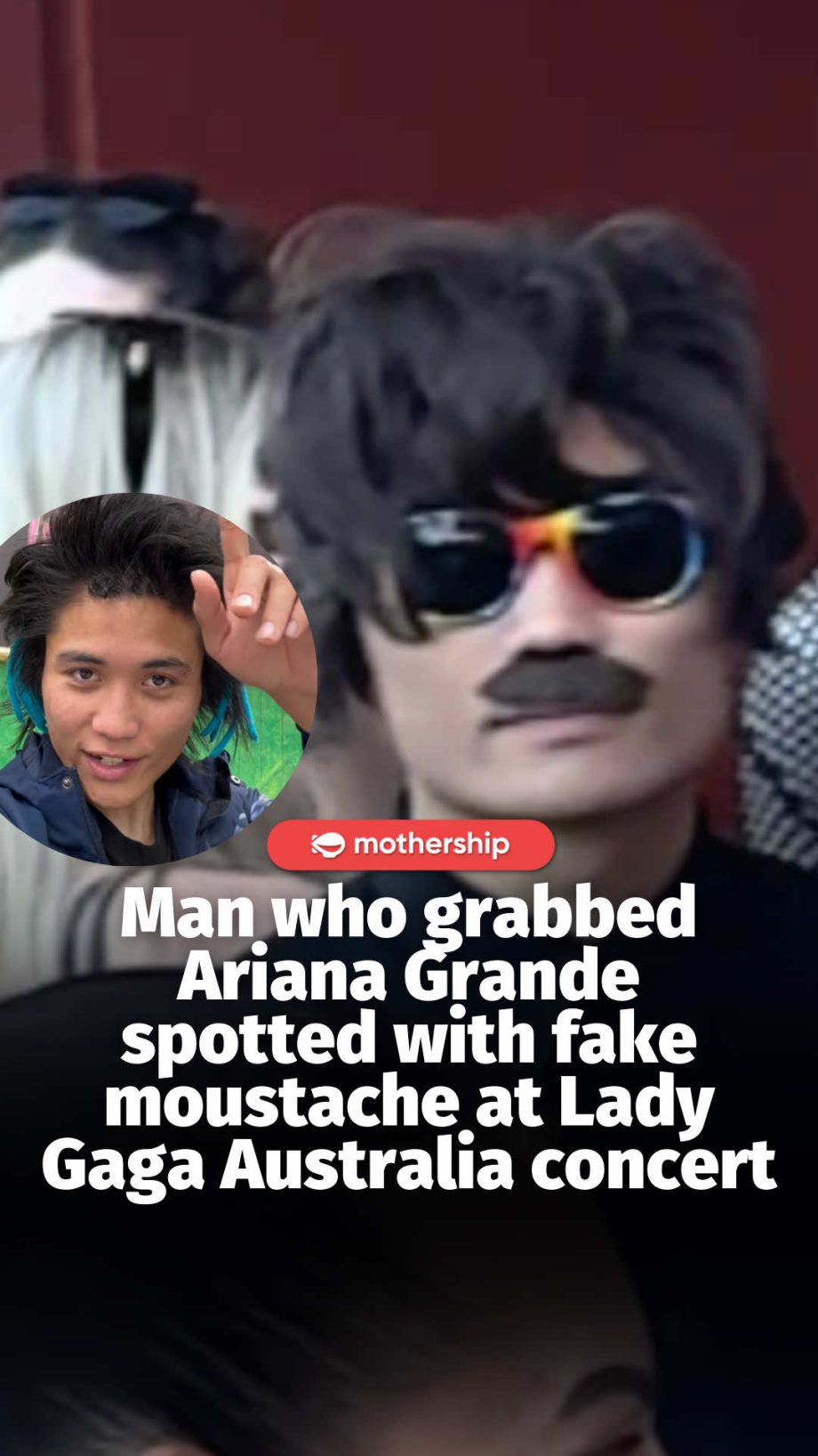 @mothershipsg his disguise: The 26-year-old was later kicked out of the concert… @mothershipsg his disguise: The 26-year-old was later kicked out of the concert…