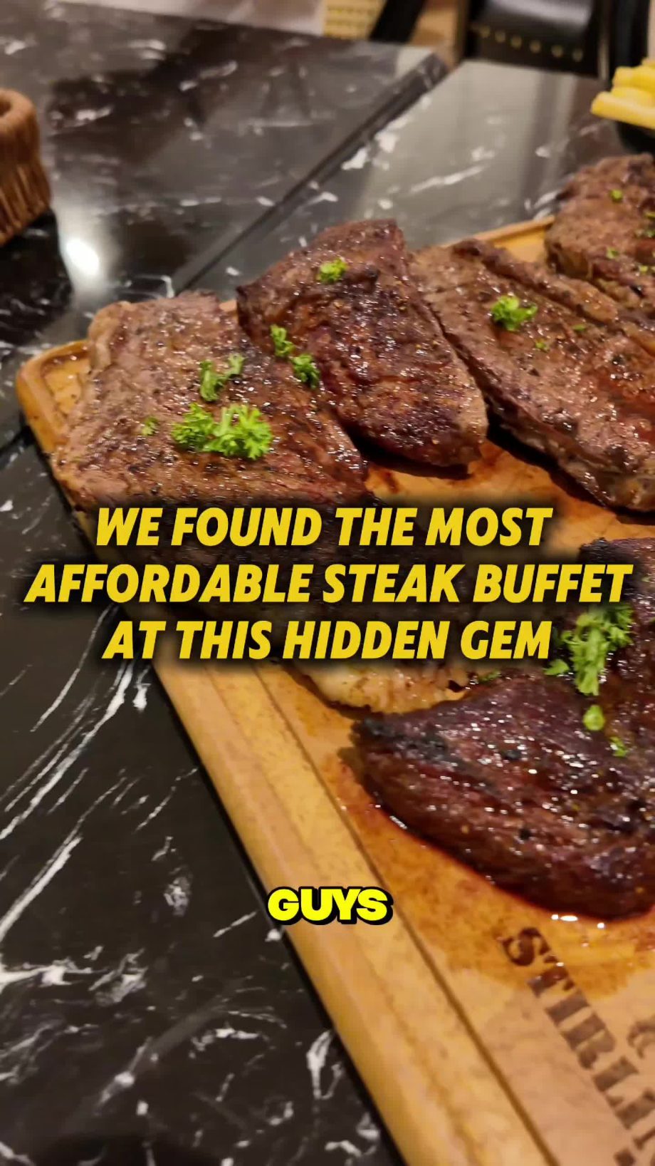 @explodingbelly this is hands down most affordable steak buffet I can find in Si…