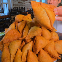 @zermattneo 67 JUMBO SAMOSAS! This challenge was brutal – the wrapper was thick …
