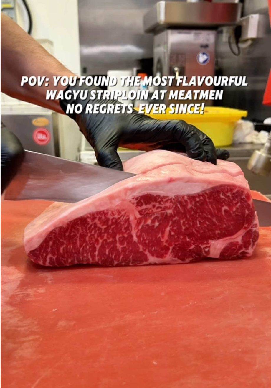 @meatmen_butchery POV: This Wagyu Striploin set your steak standards way too hig…