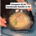 @singaporefoodie Cheapest .50 Mee Hoon Kueh In Singapore   Madam Chua has been…