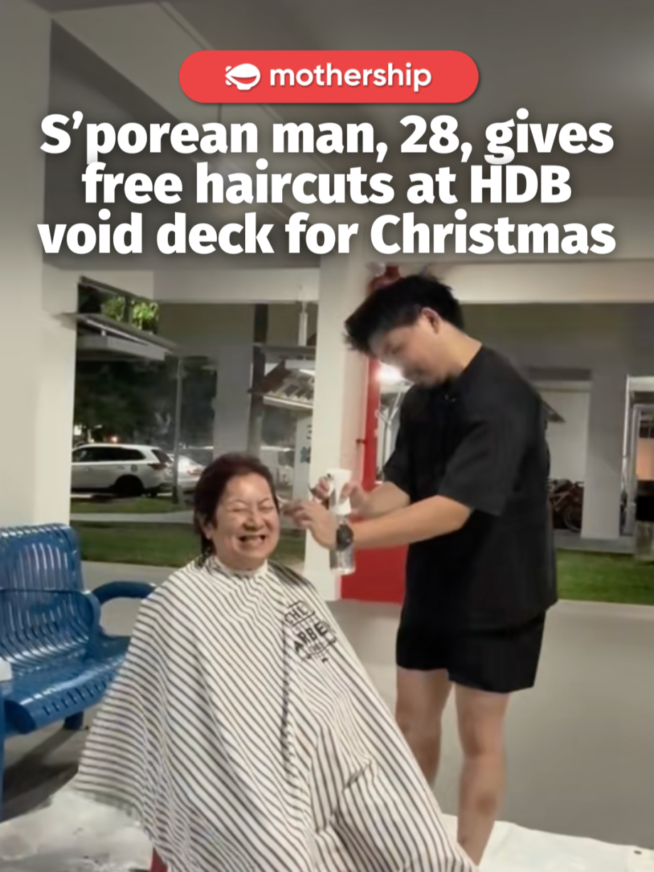 @mothershipsg Since November, Aidan James Loo has been offering free haircuts to…