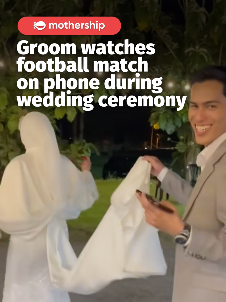 @mothershipsg and he’s a manu fan  #fyp #wedding #football …