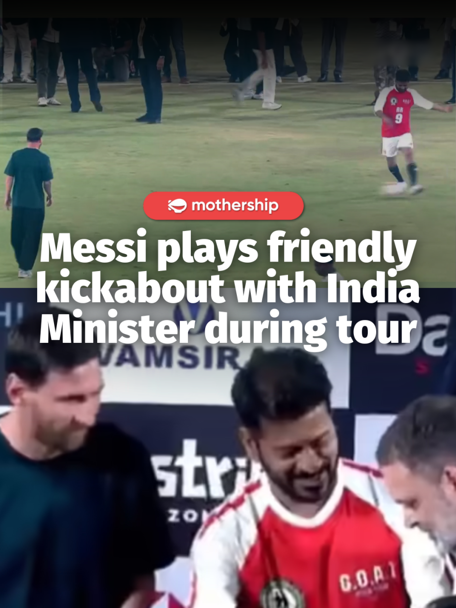 @mothershipsg Xavi-esque  Messi was playing with Chief Minister of Telangana A. …