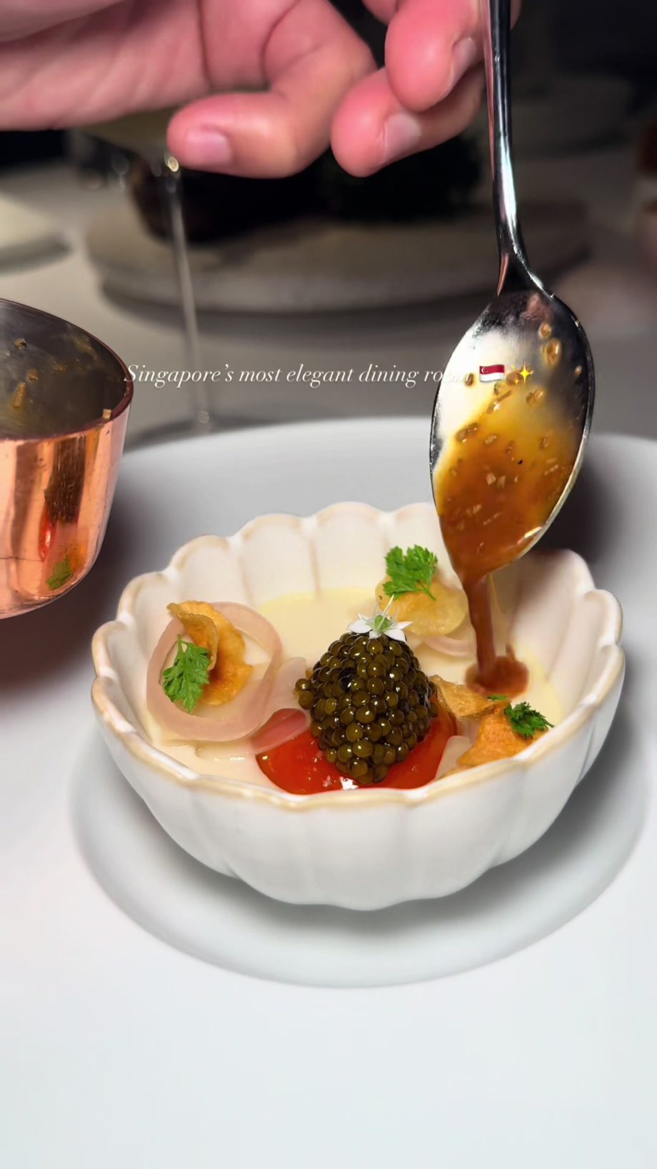 @london.foodie.blog This is what fine dining looks like in Singapore . #Singapor…