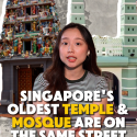 @mothershipsg A Hindu temple and a mosque standing side by side in Chinatown  #S…